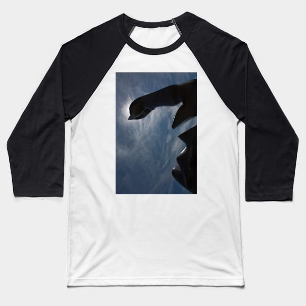 Reclining Figure Cut Baseball T-Shirt by TheBigYin